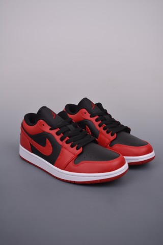 Air Jordan 1 Low 'Black / Red' view 1