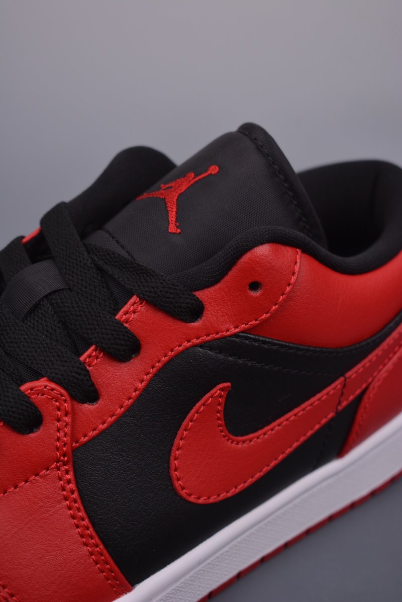 Air Jordan 1 Low 'Black / Red' view