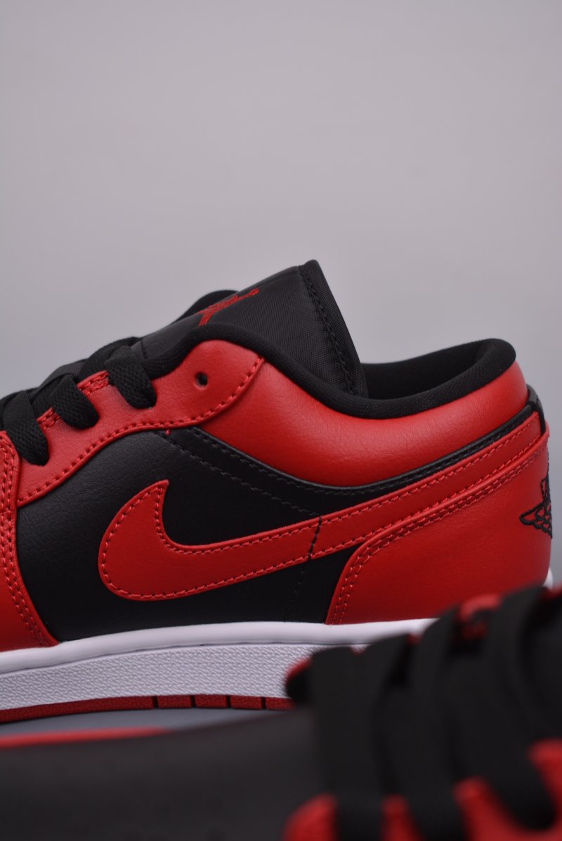 Air Jordan 1 Low 'Black / Red' view