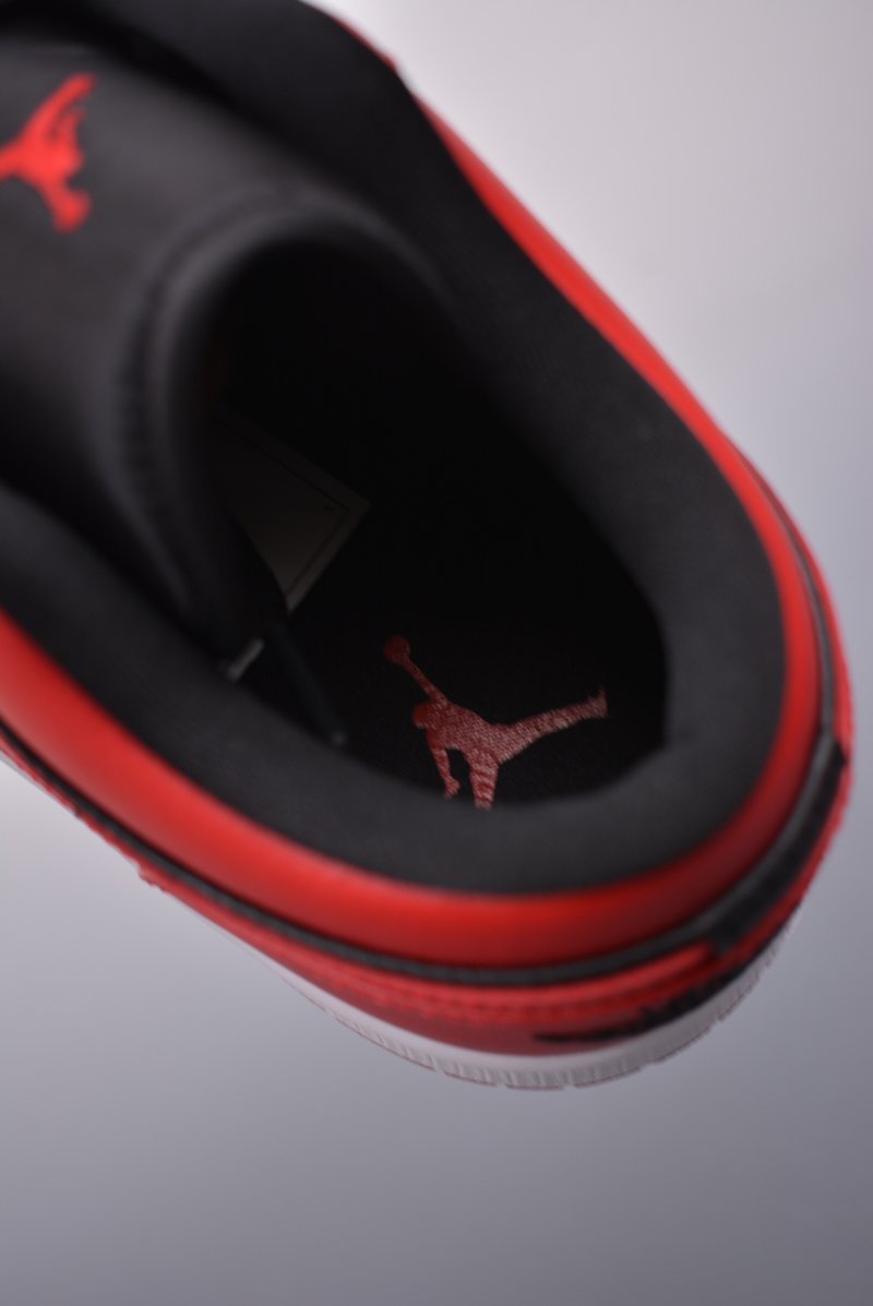 Air Jordan 1 Low 'Black / Red' view
