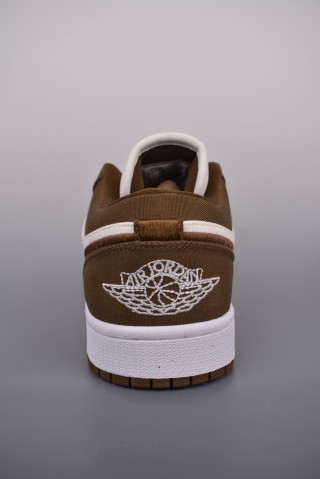 Air Jordan 1 Low 'Light Olive' view 4