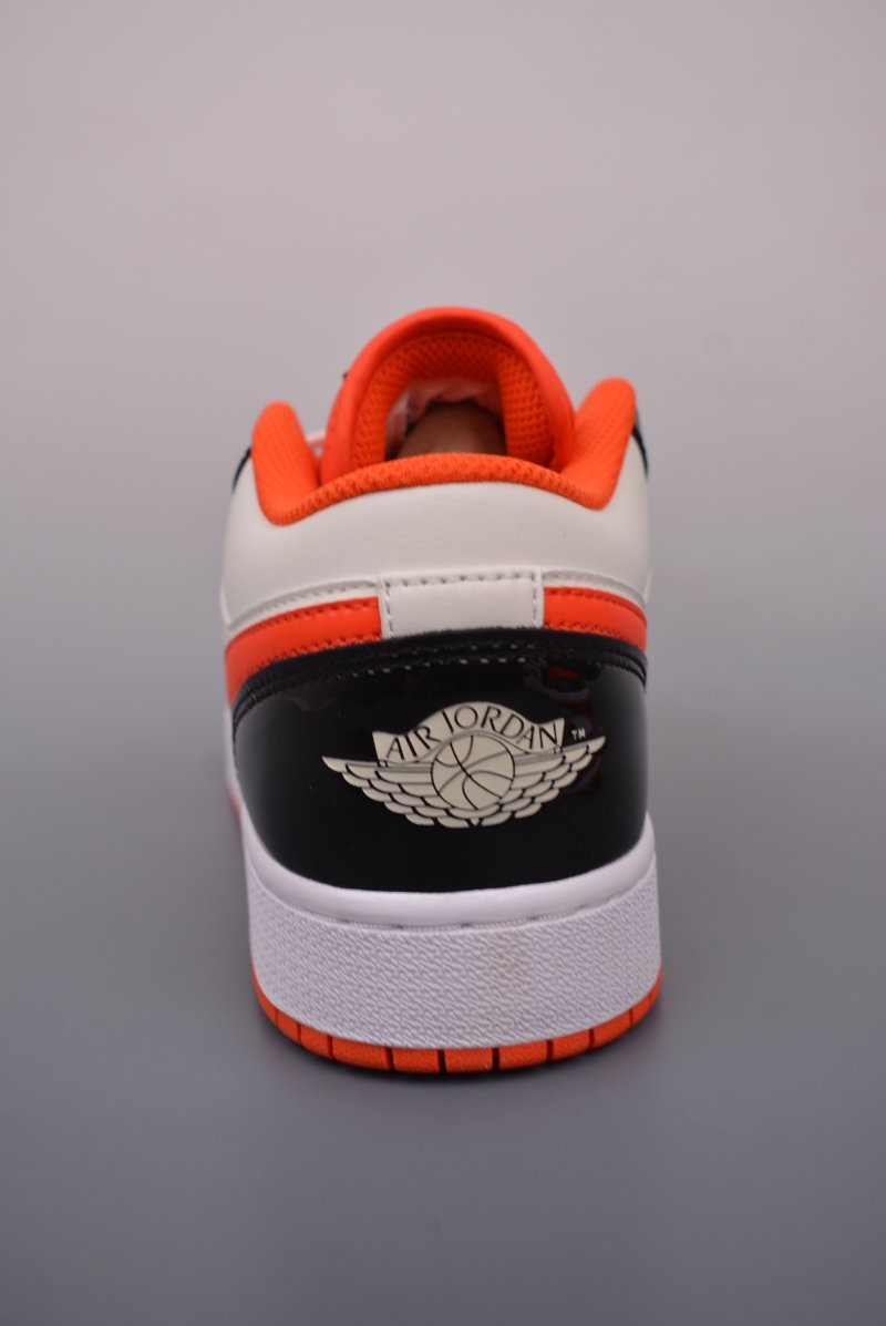 Air Jordan 1 Low 'White / Orange / Black' view
