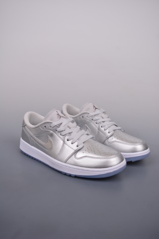 Air Jordan 1 Low 'Metallic Silver' view 1