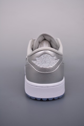 Air Jordan 1 Low 'Metallic Silver' view 4