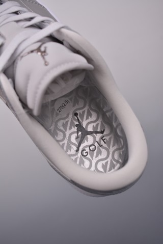 Air Jordan 1 Low 'Metallic Silver' view 9