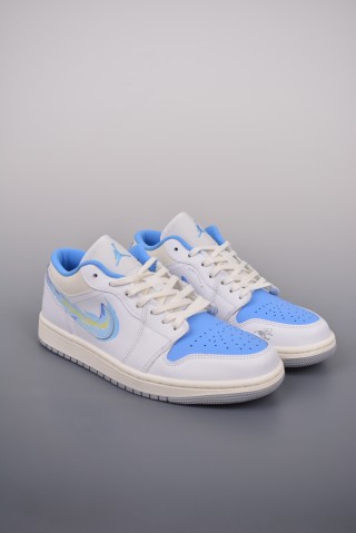 Air Jordan 1 Low 'White / Blue' view 1