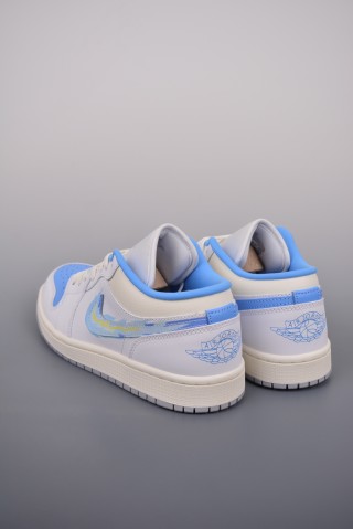 Air Jordan 1 Low 'White / Blue' view 2