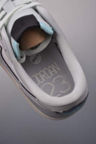 Air Jordan 1 Low 'White / Grey' view 9