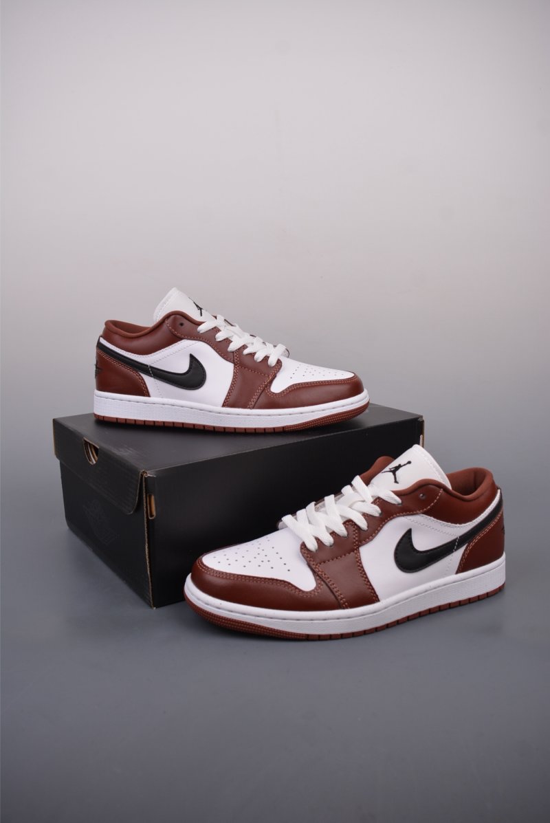 Air Jordan 1 Low 'White / Black / Red' view