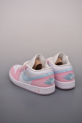Air Jordan 1 Low 'Ice Cream Blue / Pink' view 2