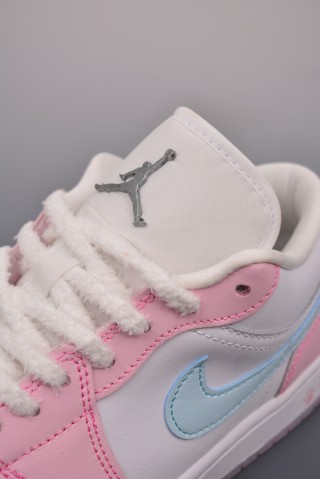 Air Jordan 1 Low 'Ice Cream Blue / Pink' view 7