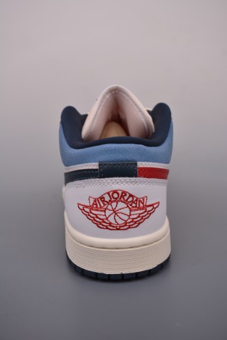 Air Jordan 1 Low 'Navy Blue' view 4