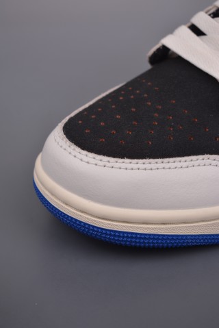 Air Jordan 1 Low 'Black / White / Blue' view 6