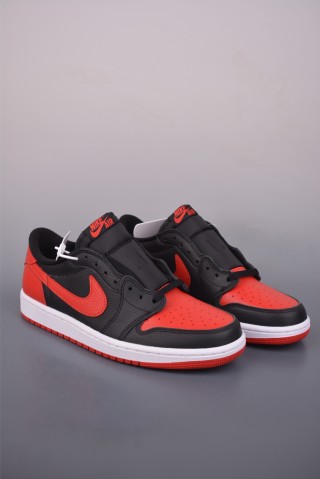 Air Jordan 1 Low 'Black / Red' view 1