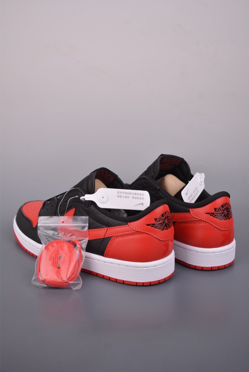 Air Jordan 1 Low 'Black / Red' view