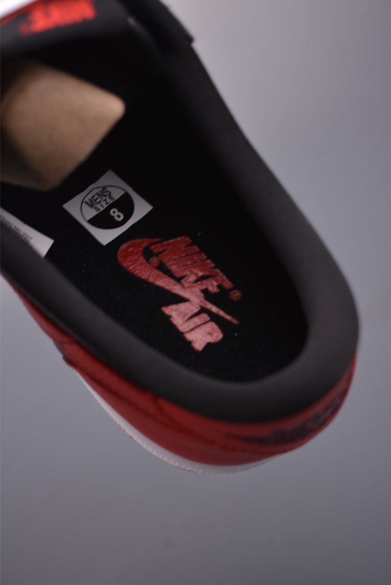 Air Jordan 1 Low 'Black / Red' view