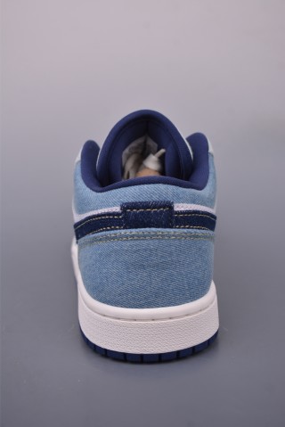Air Jordan 1 Low 'Washed Denim' view 4