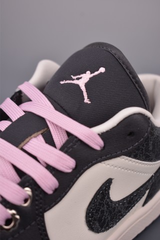 Air Jordan 1 Low 'Carbon Black' view 7