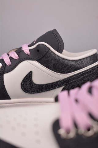 Air Jordan 1 Low 'Carbon Black' view 8
