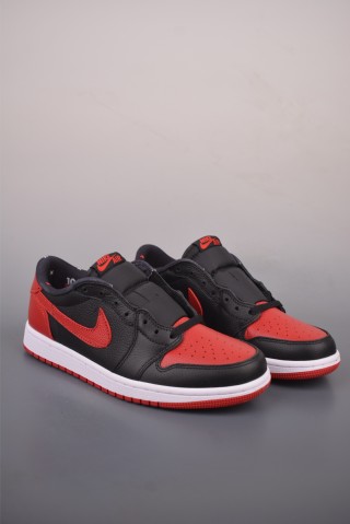 Air Jordan 1 Low 'Black / Red' view 1