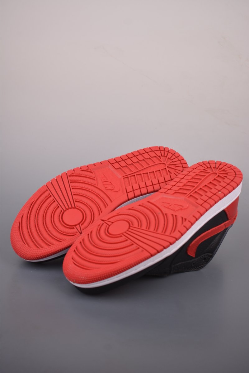 Air Jordan 1 Low 'Black / Red' view