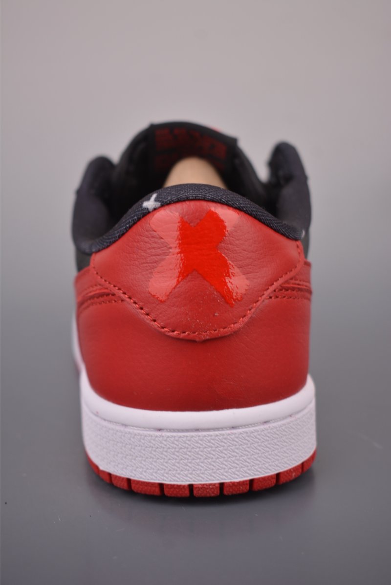 Air Jordan 1 Low 'Black / Red' view