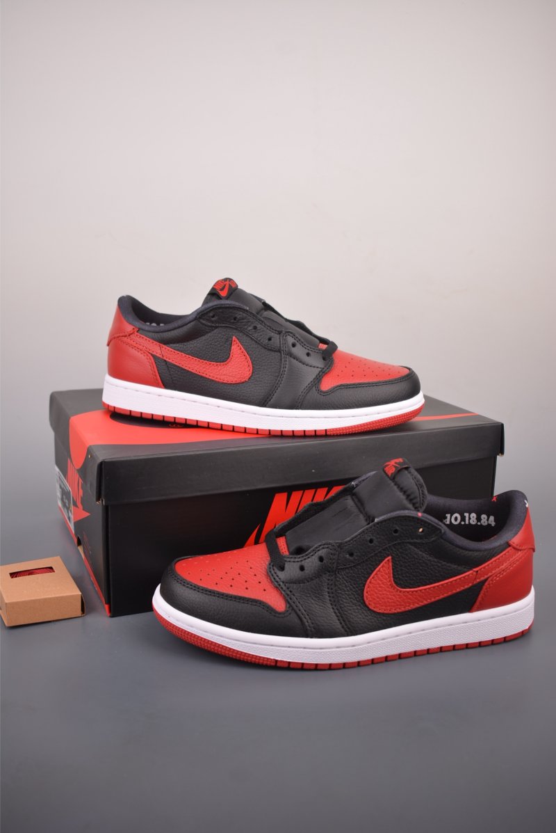 Air Jordan 1 Low 'Black / Red' view