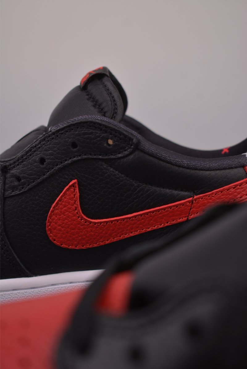 Air Jordan 1 Low 'Black / Red' view