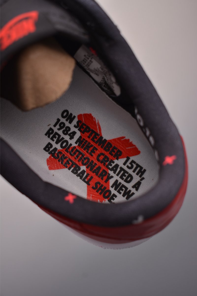 Air Jordan 1 Low 'Black / Red' view