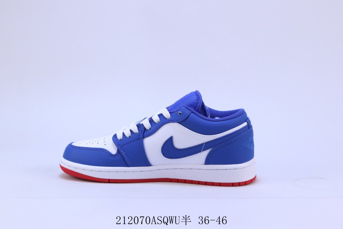 Air Jordan 1 Low 'Blue / White / Red' view