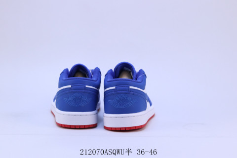 Air Jordan 1 Low 'Blue / White / Red' view 3