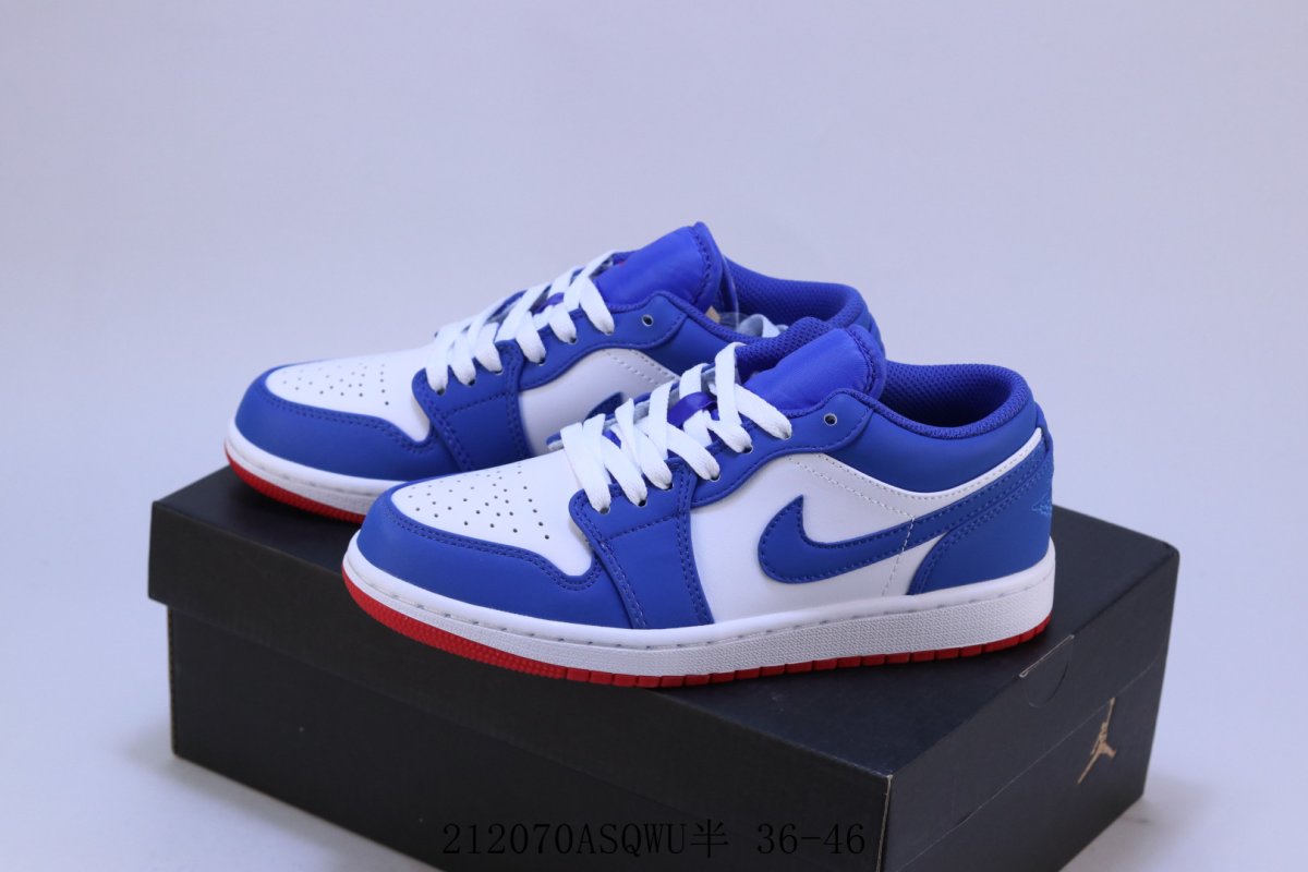 Air Jordan 1 Low 'Blue / White / Red' view