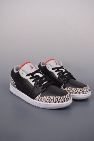 Air Jordan 1 Low 'Black / Grey' view 1