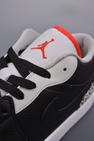 Air Jordan 1 Low 'Black / Grey' view 7