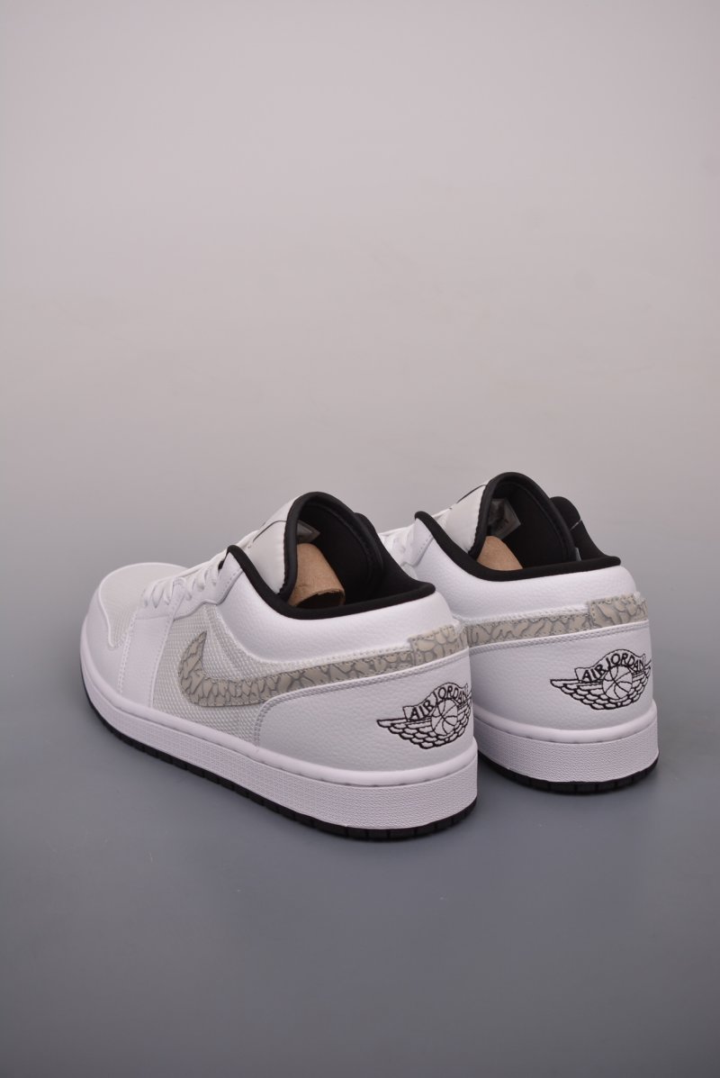 Air Jordan 1 Low 'White / Grey' view