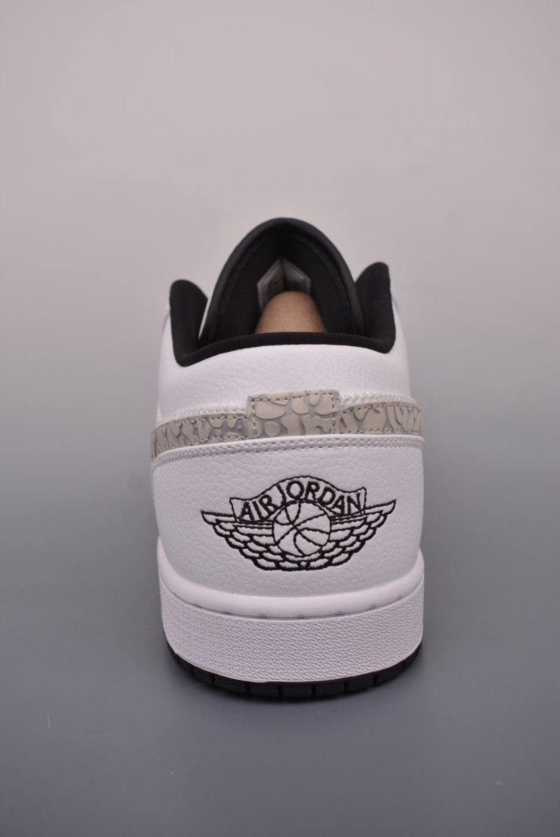 Air Jordan 1 Low 'White / Grey' view