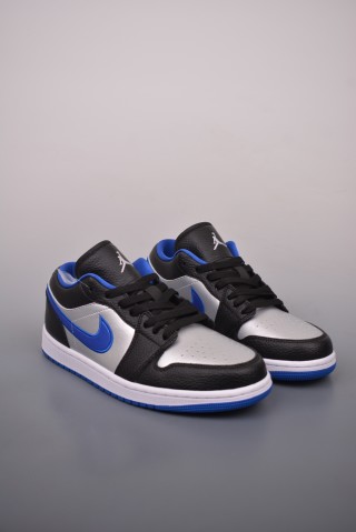 Air Jordan 1 Low 'Black / Blue' view 1