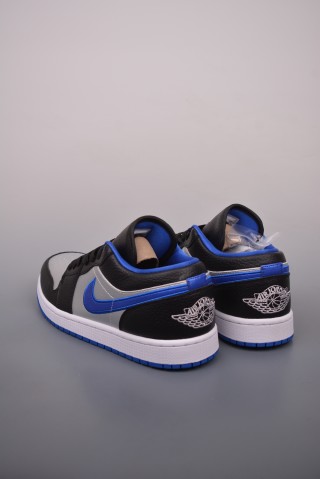 Air Jordan 1 Low 'Black / Blue' view 2