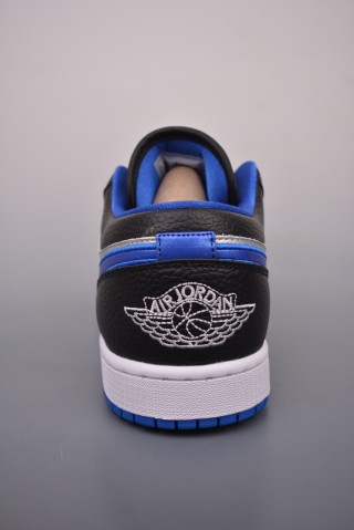 Air Jordan 1 Low 'Black / Blue' view 4