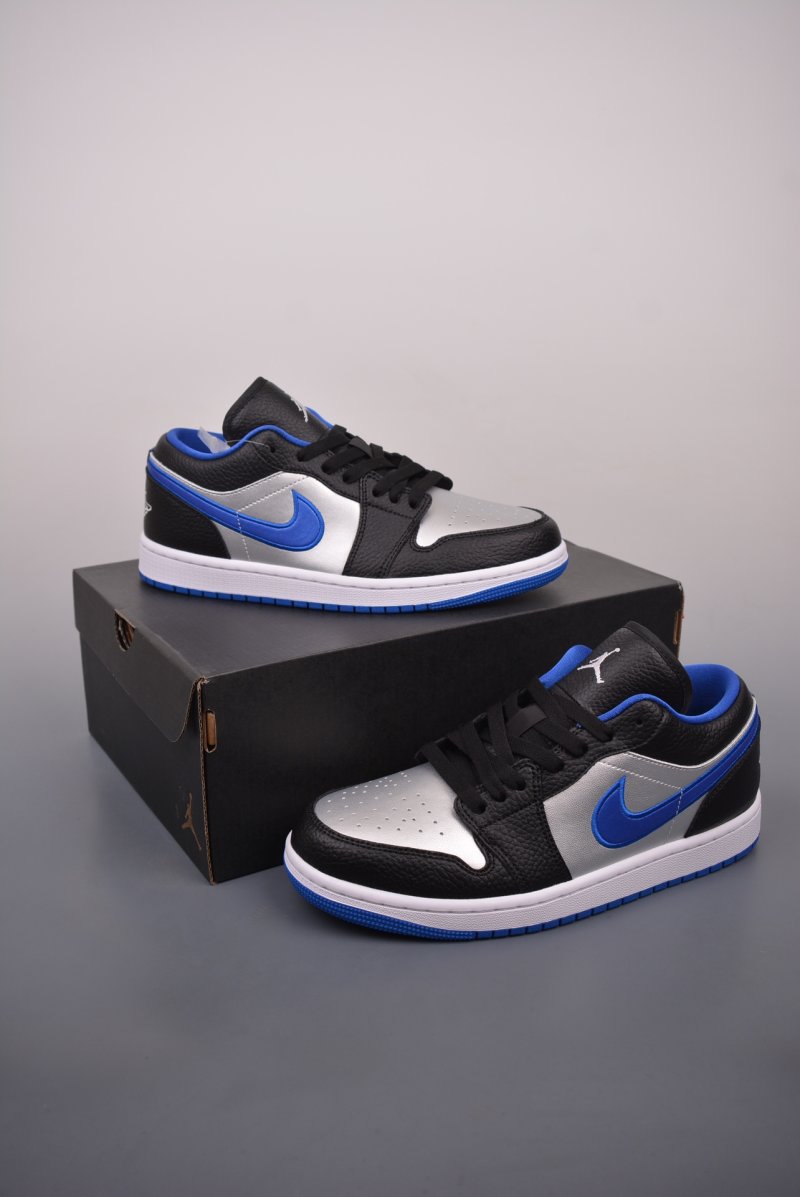 Air Jordan 1 Low 'Black / Blue' view