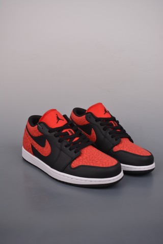 Air Jordan 1 Low 'Black / Red' view 1