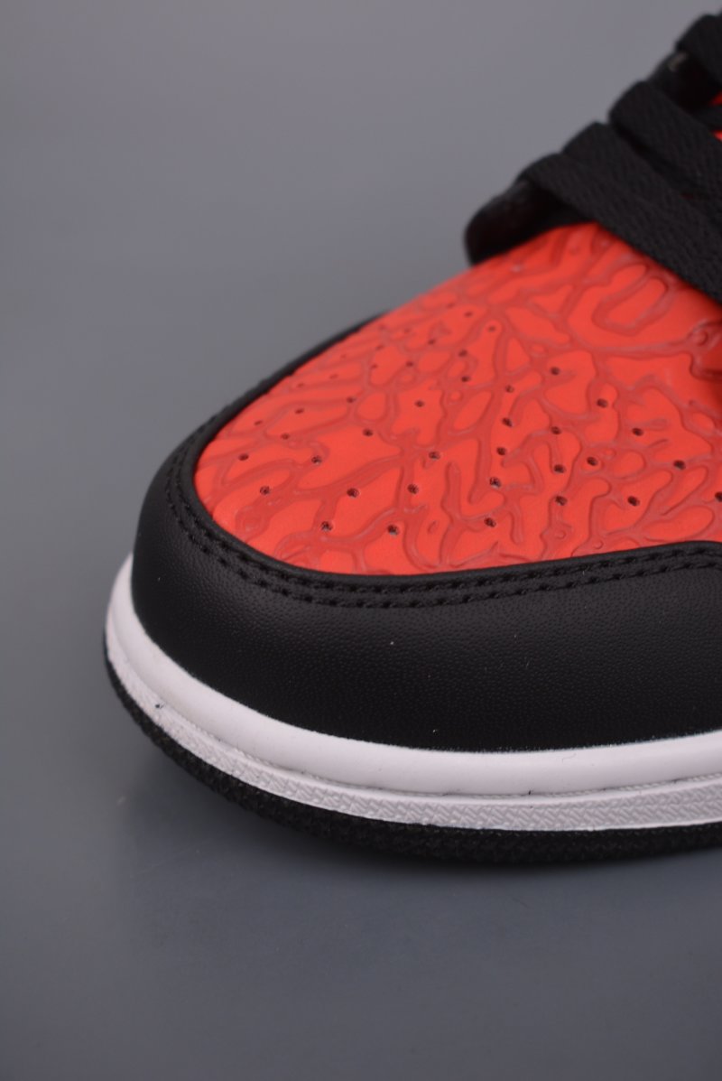 Air Jordan 1 Low 'Black / Red' view