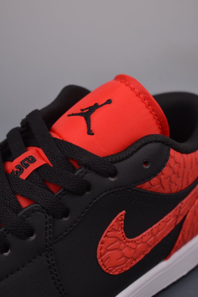 Air Jordan 1 Low 'Black / Red' view