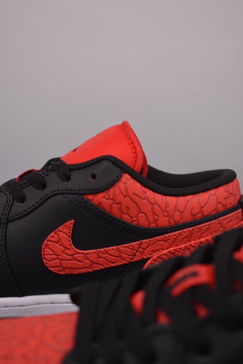 Air Jordan 1 Low 'Black / Red' view