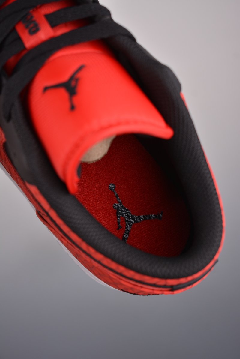 Air Jordan 1 Low 'Black / Red' view