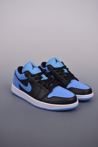 Air Jordan 1 Low 'Black / Blue' view 1