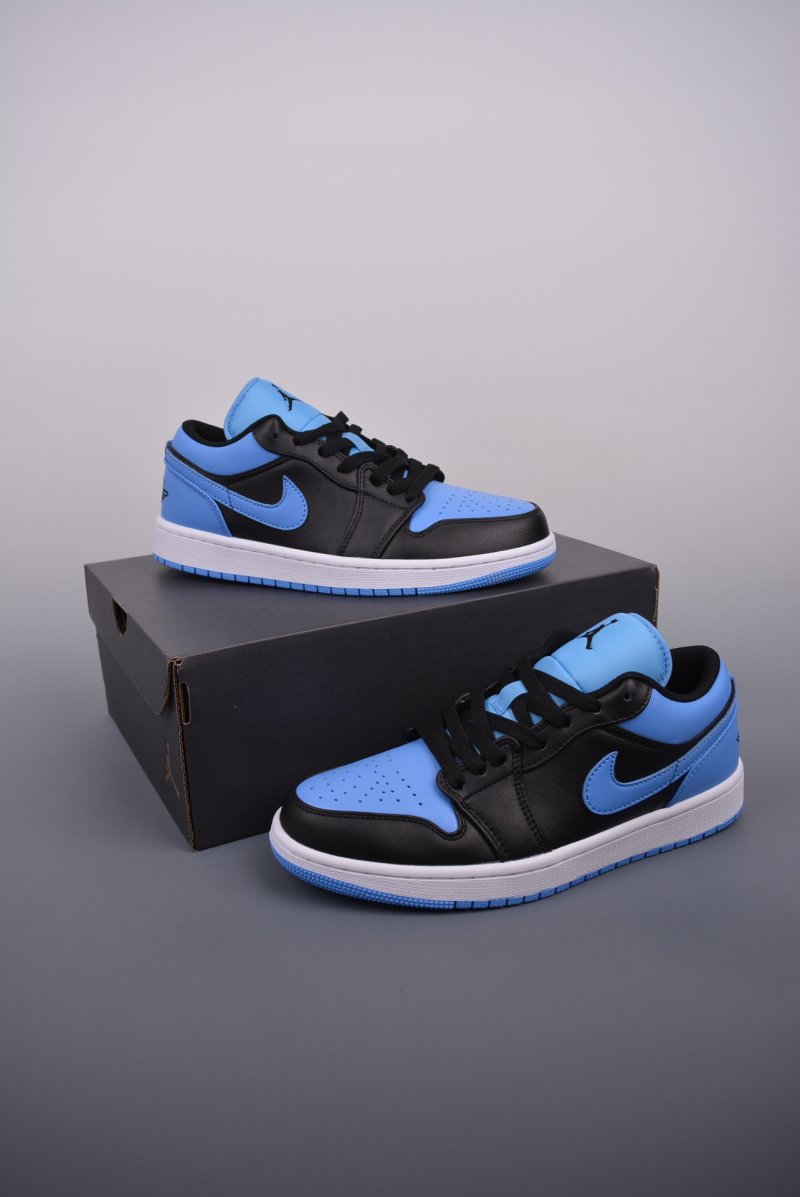 Air Jordan 1 Low 'Black / Blue' view