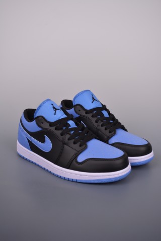 Air Jordan 1 Low 'Black / Blue' view 10