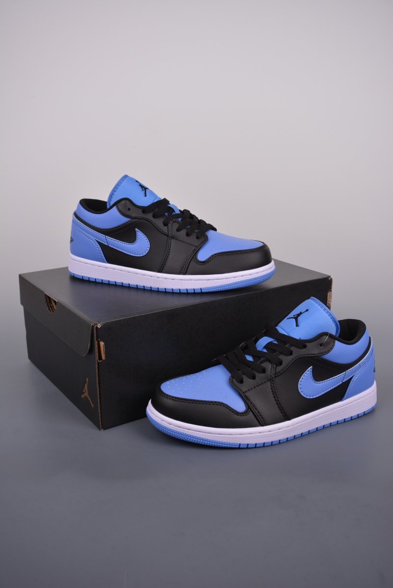 Air Jordan 1 Low 'Black / Blue' view