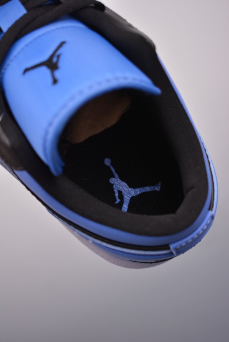 Air Jordan 1 Low 'Black / Blue' view
